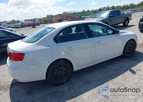 2012 Volkswagen Jetta 2.0L S from USA, damaged, VIN 3VW2K7AJ0CM348964